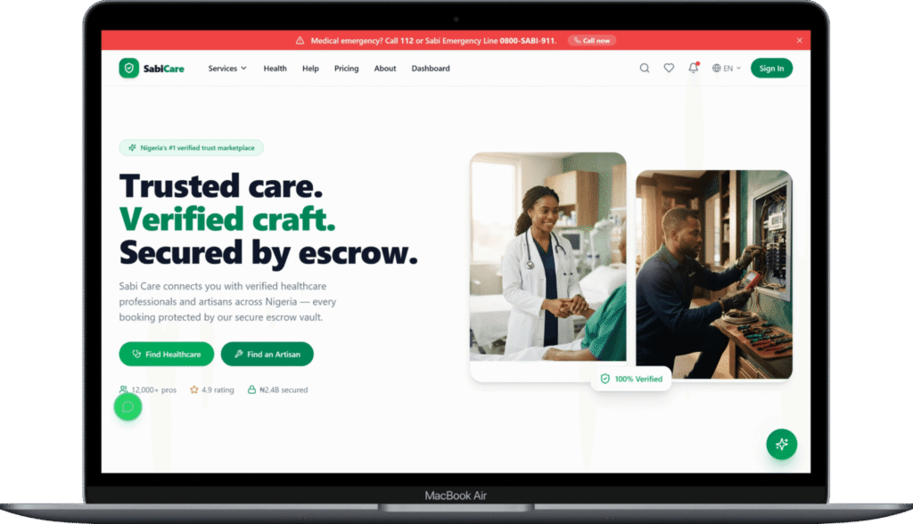 SabiCare: HealthCare & Artisans Marketplace