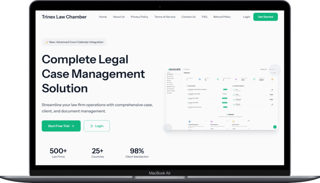 All in One Law Chamber Management System